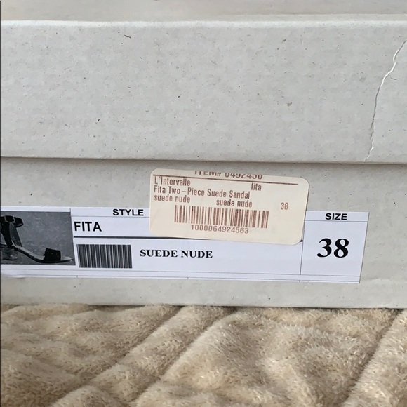 New in box  Suede Sandals, size 38 - Picture 5 of 8